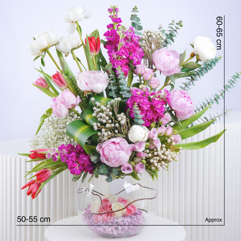 Peony Blush Symphony - Flowers gift from Buy Any Flowers Dubai in Al Quoz Industrial Area 4, Dubai, UAE - image 4