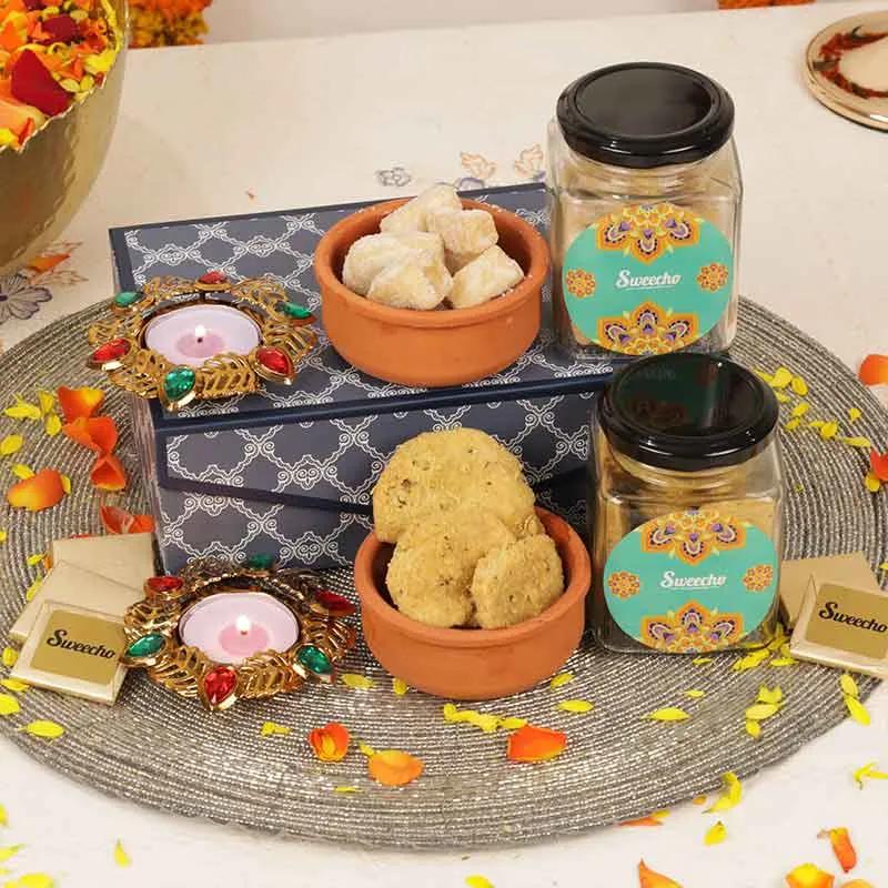 Diwali Savoury and Chocolates Bliss Box - Gifts gift from Buy Any Flowers Dubai in Al Quoz Industrial Area 4, Dubai, UAE - image 3