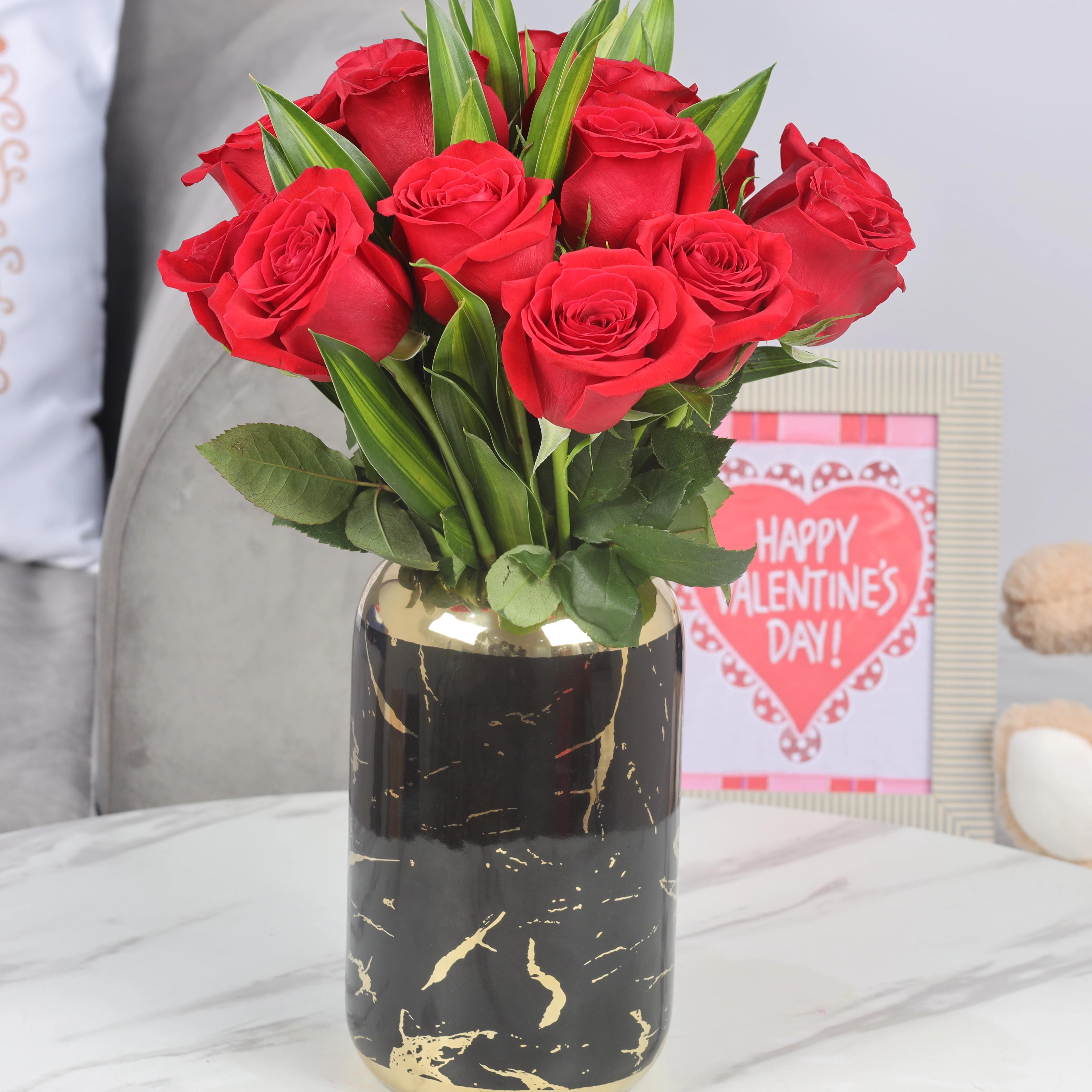 Premium Love 15 Red Roses - Flowers gift from Buy Any Flowers Dubai in Al Quoz Industrial Area 4, Dubai, UAE - image 2
