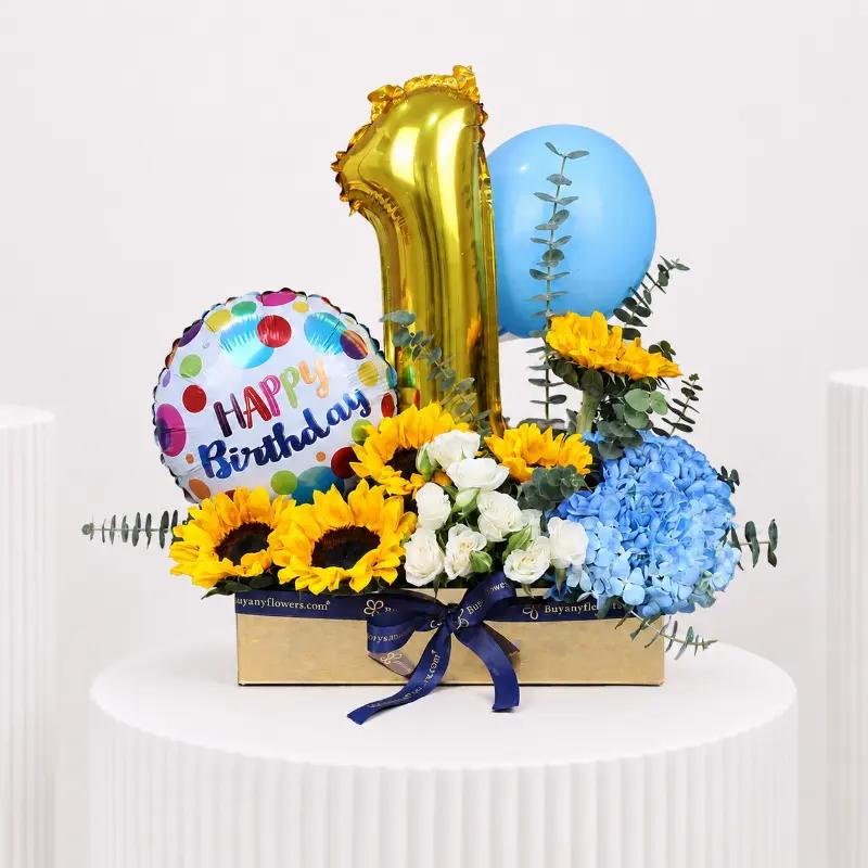 Customize Birthday Sunshine Flower Arrangement in Dubai