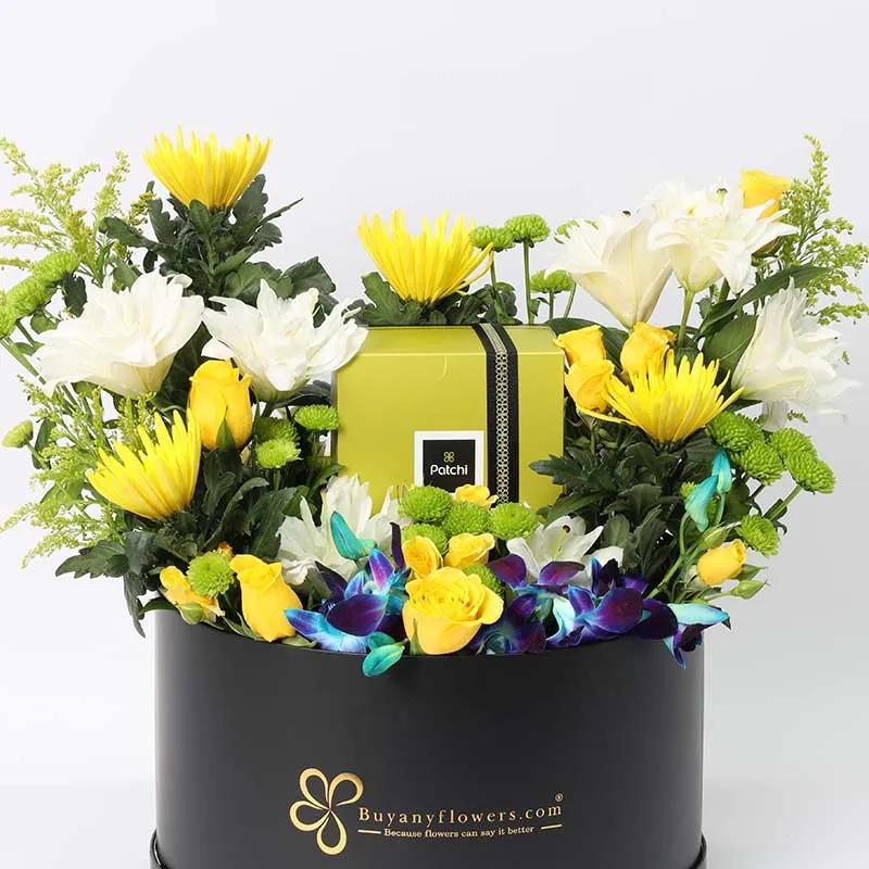 Vivid Floral Patchi Arrangement thumbnail 2