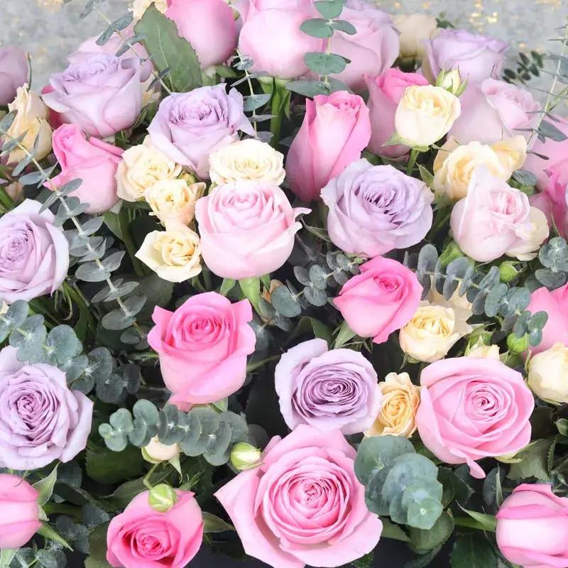 Pastel Beauty 85 Flower Box - Flowers gift from Buy Any Flowers Dubai in Al Quoz Industrial Area 4, Dubai, UAE - image 3