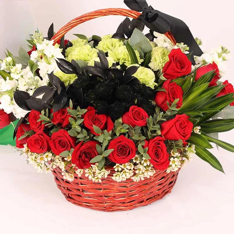 National Day Flower Basket - Flowers gift from Buy Any Flowers Dubai in Al Quoz Industrial Area 4, Dubai, UAE - image 2