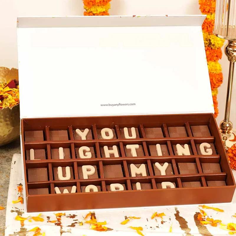 You Lighting Up My World Chocolates By Sweecho thumbnail 3