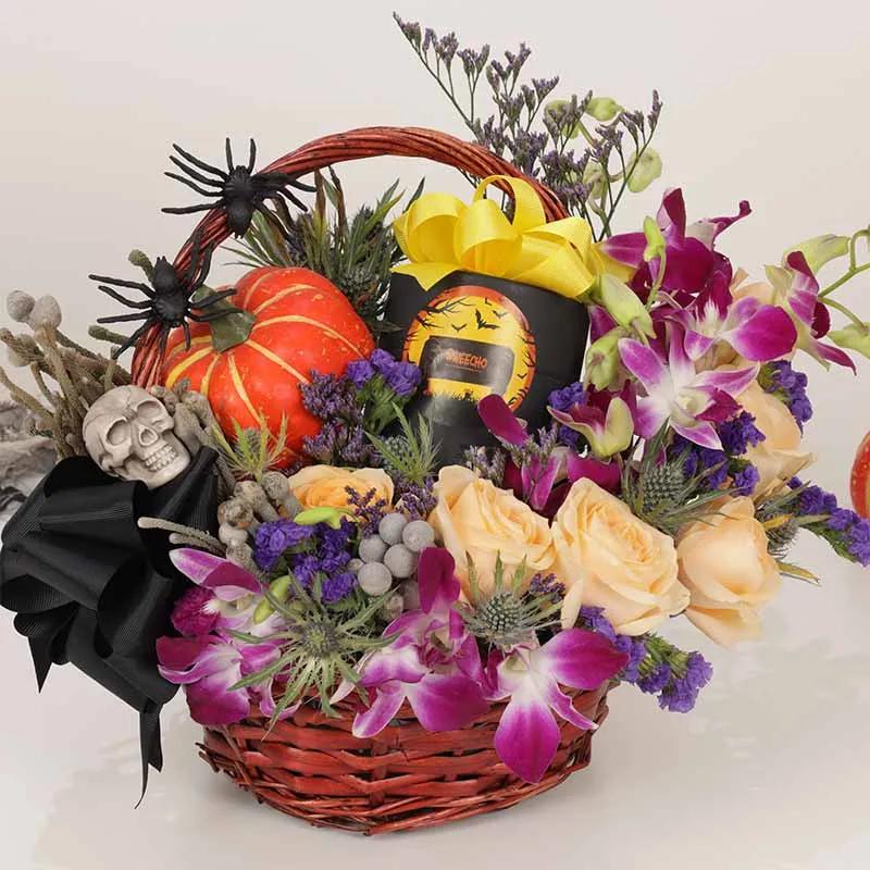 Halloween Floral Hamper Basket thumbnail 2
