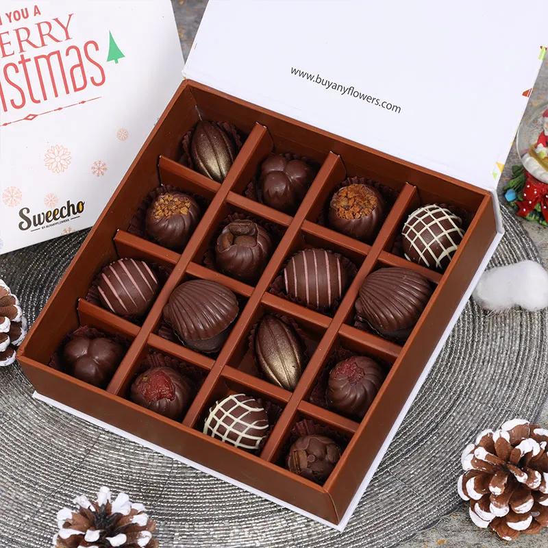 Christmas Assorted Chocolates 16 Pcs By Sweecho thumbnail 2