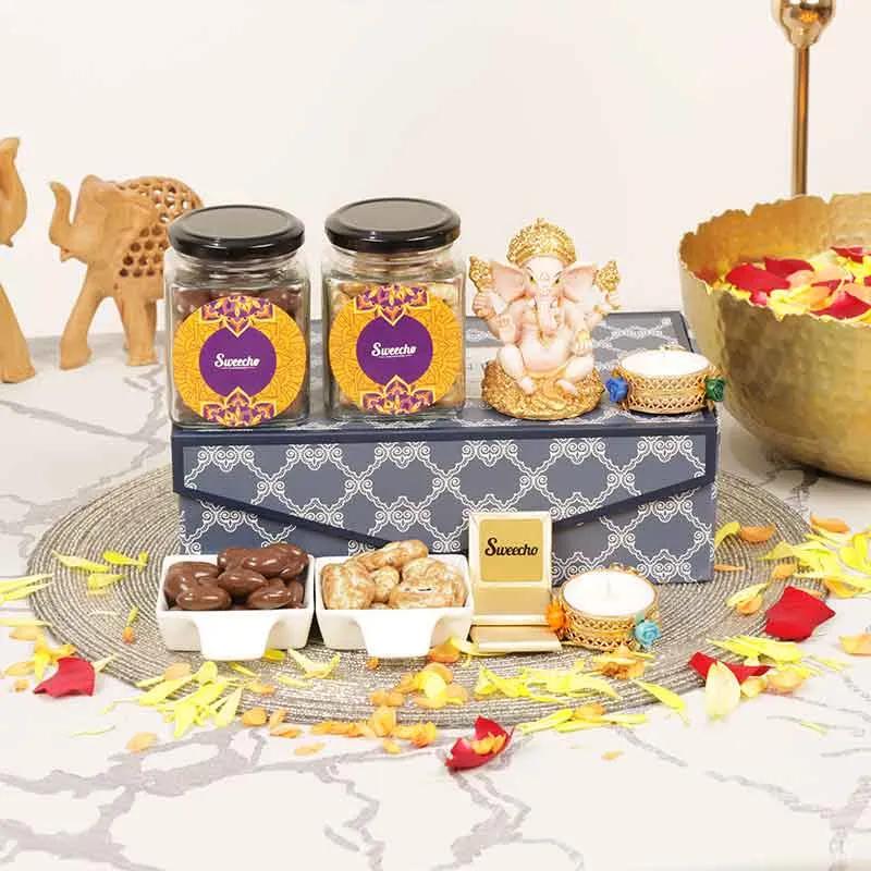 Ganesha Sweetness Blessings Gift Box - Gifts gift from Buy Any Flowers Dubai in Al Quoz Industrial Area 4, Dubai, UAE