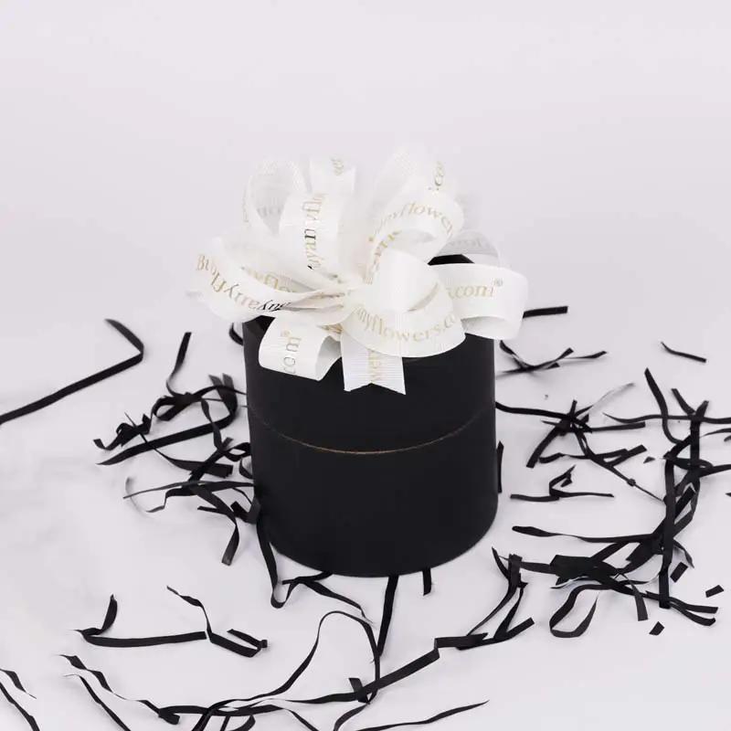Forever White Roses in Black Box thumbnail 3