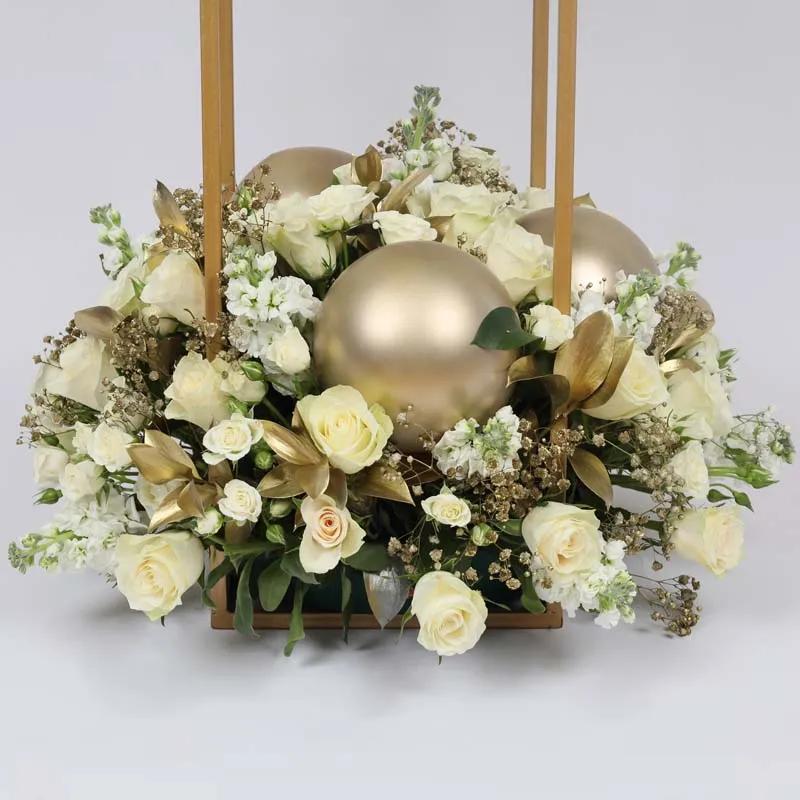 Golden Serenity Flower Stand Large thumbnail 2