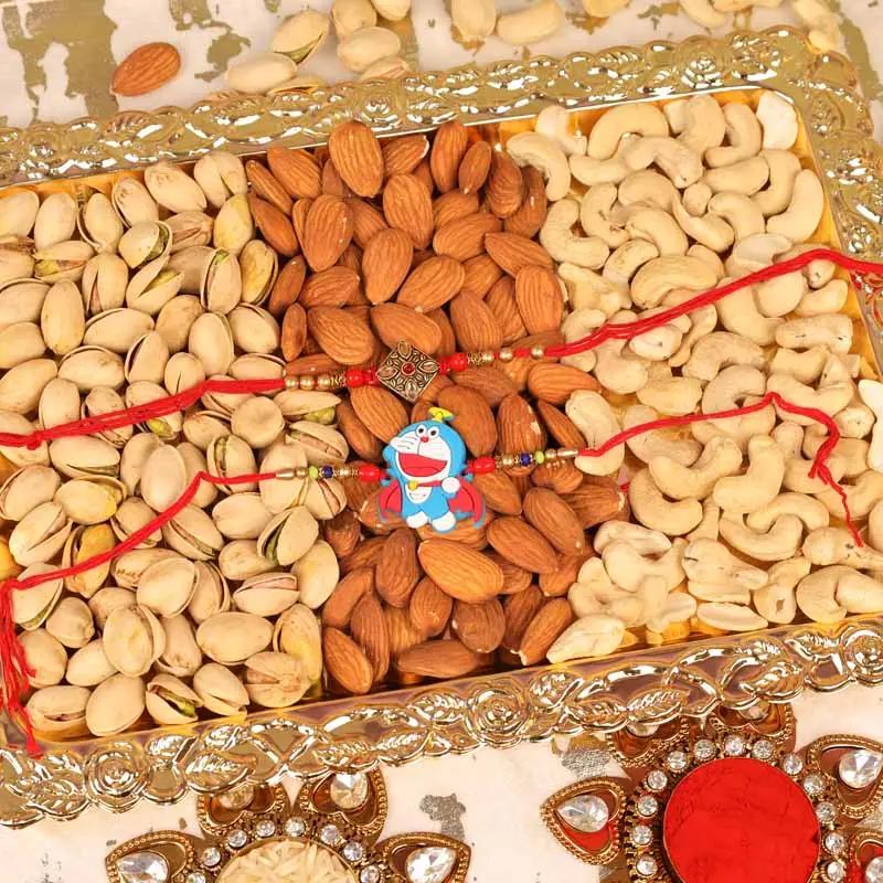 antique-kundan-and-doremon-rakhi-and-dry-fruit-thali-set-of-2_1.webp
