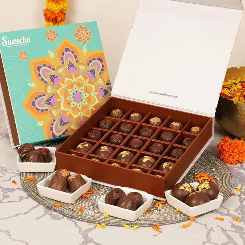 Diwali Chocolate Bajios 25 Pcs By Sweecho thumbnail 3