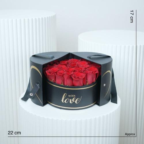 Love Surprise Black Box - Flowers gift from Buy Any Flowers Dubai in Al Quoz Industrial Area 4, Dubai, UAE - image 4