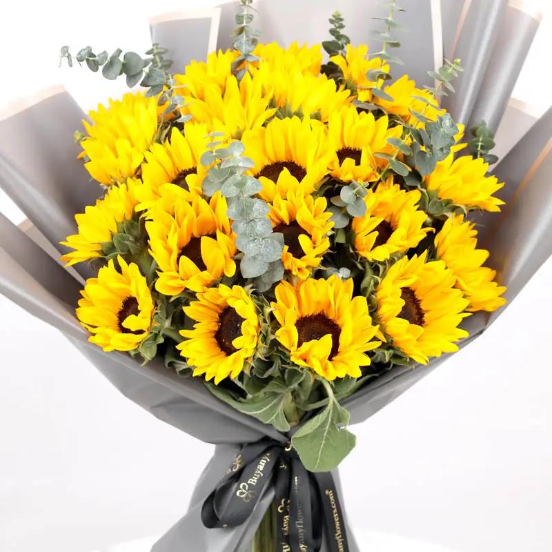 Symphony 21 Sunflower Bouquet - Flowers gift from Buy Any Flowers Dubai in Al Quoz Industrial Area 4, Dubai, UAE - image 3