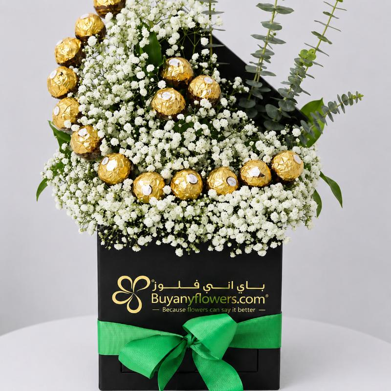 Ferrero Choco Crescent - Chocolates gift from Buy Any Flowers Dubai in Al Quoz Industrial Area 4, Dubai, UAE - image 2
