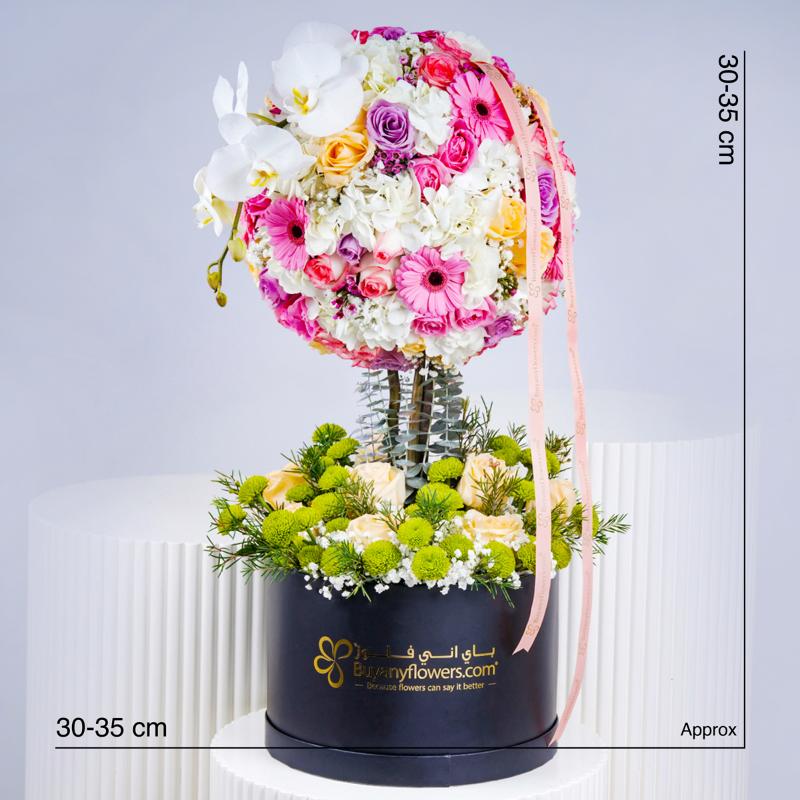 Blushing Meadow Flower Arrangement - Flowers gift from Buy Any Flowers Dubai in Al Quoz Industrial Area 4, Dubai, UAE - image 4