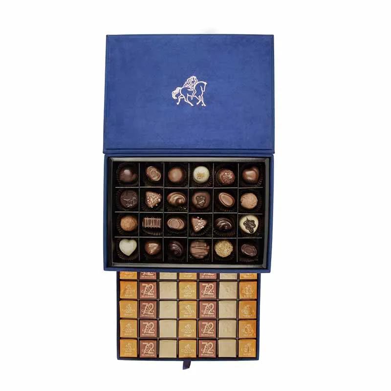 Godiva Royal Gift Box Blue Large 54 Pcs - Chocolates gift from Buy Any Flowers Dubai in Al Quoz Industrial Area 4, Dubai, UAE - image 2