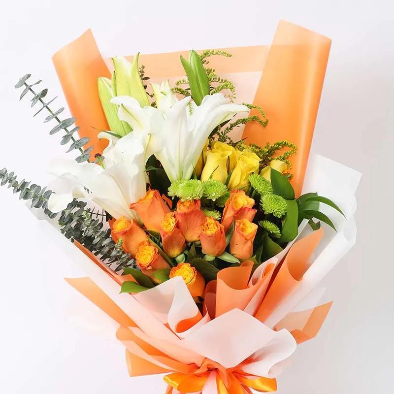 Floral Blessings Bouquet Orange thumbnail 2