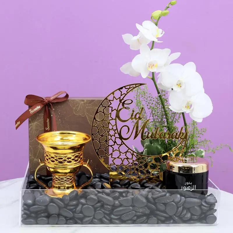 Eid Dates and Bakhoor Floral Hamper Black - Gift Sets gift from Buy Any Flowers Dubai in Al Quoz Industrial Area 4, Dubai, UAE - image 2