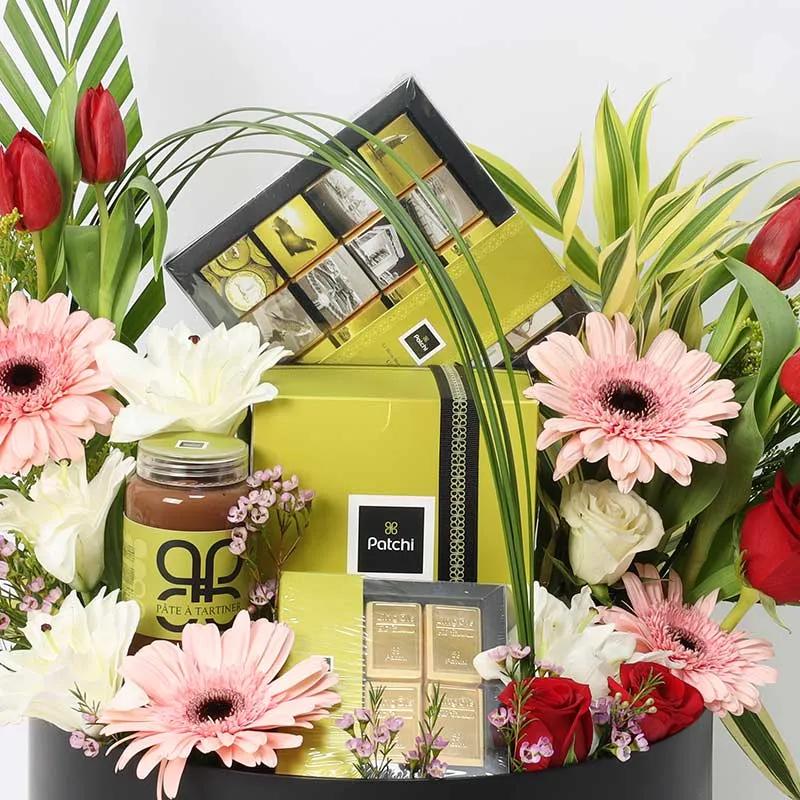 Everything Floral Patchi Hamper - Flowers gift from Buy Any Flowers Dubai in Al Quoz Industrial Area 4, Dubai, UAE - image 3