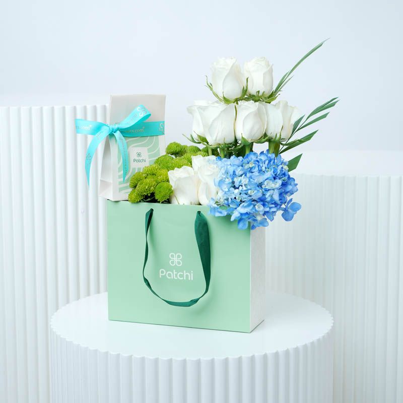 Winter Floral Patchi Arrangement 1