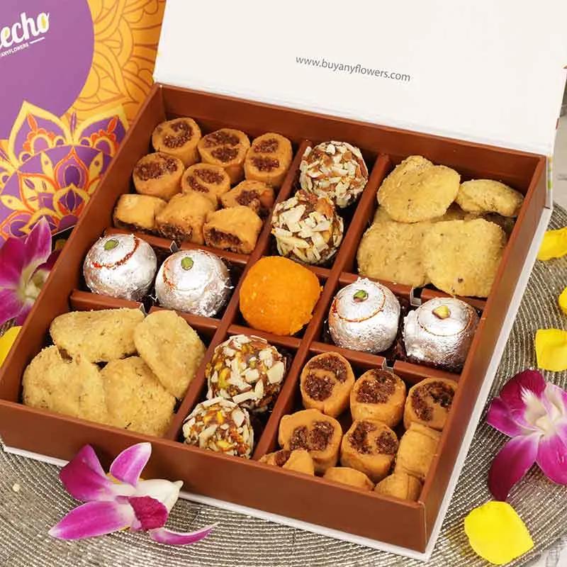 Diwali Sweets and Savoury Gift Box thumbnail 2