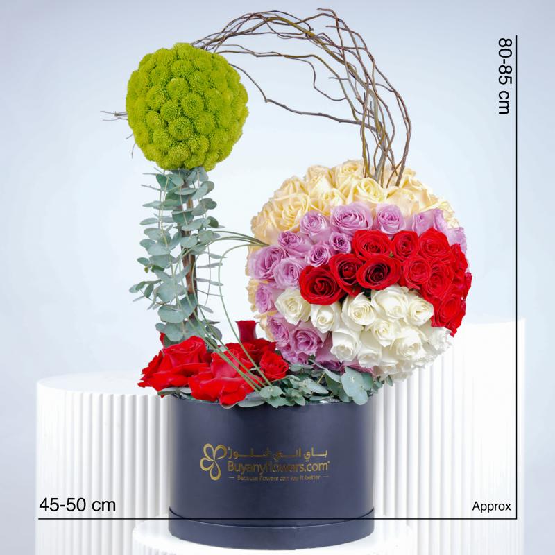 Four Seasons Roses Symphony - Gift Sets gift from Buy Any Flowers Dubai in Al Quoz Industrial Area 4, Dubai, UAE - image 4