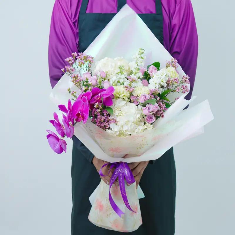 Dazzling Mix Flower Bouquet With Chocolate - Gift Sets gift from Buy Any Flowers Dubai in Al Quoz Industrial Area 4, Dubai, UAE - image 2