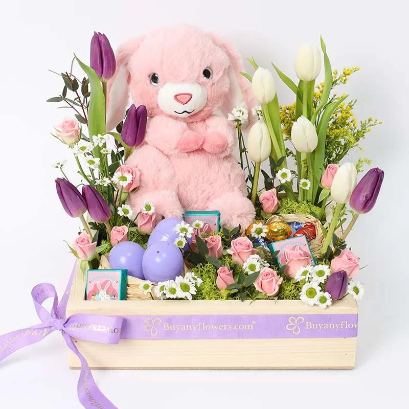 Bunny In the Garden Purple thumbnail 2