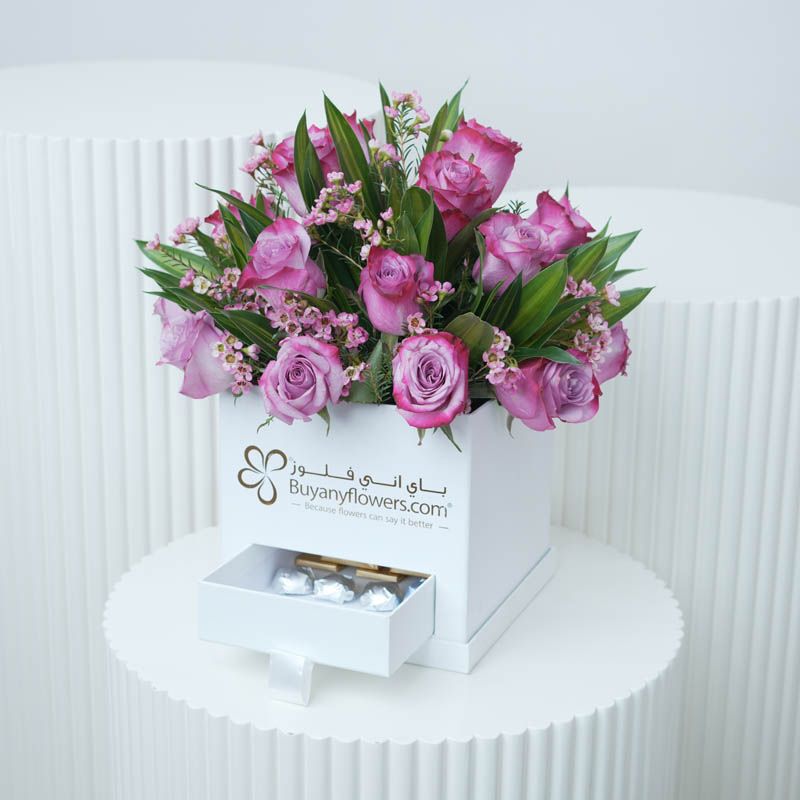 Darling 21 Purple Roses Box 1