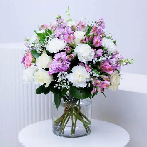 Pink and White Flower Arrangement 1