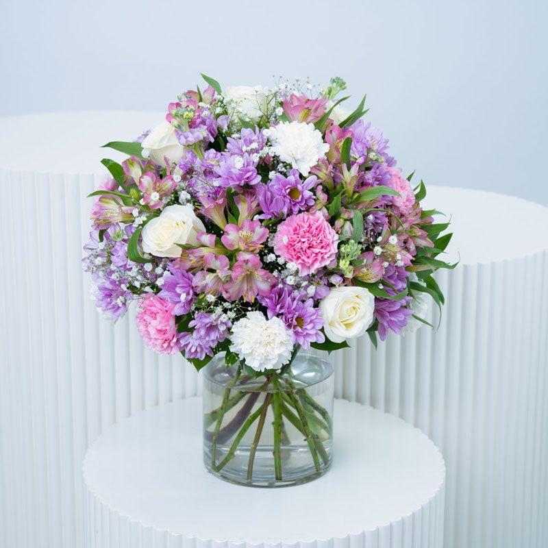 Pink and White Flower Arrangement 1