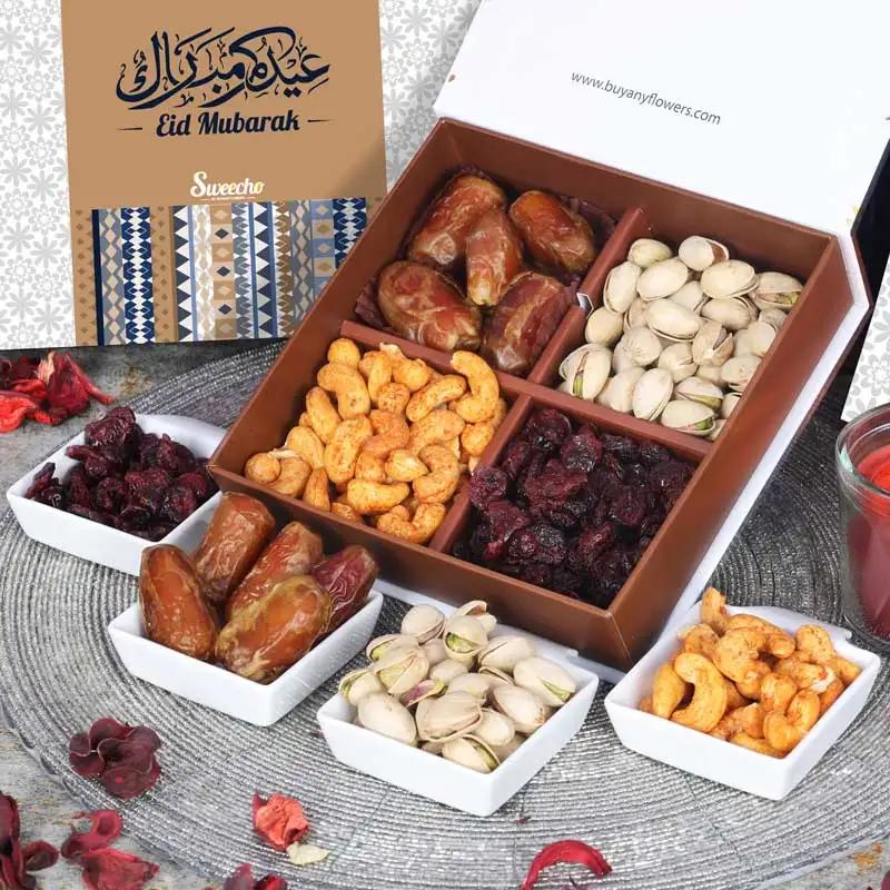 Delightful Eid Gift Box Blue - Gifts gift from Buy Any Flowers Dubai in Al Quoz Industrial Area 4, Dubai, UAE - image 2