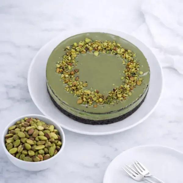 Dubai Chocolate Pistachio Kunafa Cake 4 Portion - Cakes gift from Buy Any Flowers Dubai in Al Quoz Industrial Area 4, Dubai, UAE - image 4