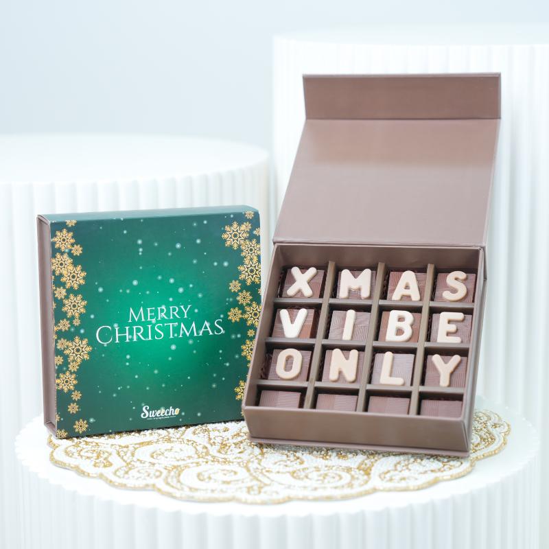 Xmas Vibe Only Chocolate By Sweecho - Chocolates gift from Buy Any Flowers Dubai in Al Quoz Industrial Area 4, Dubai, UAE - image 3