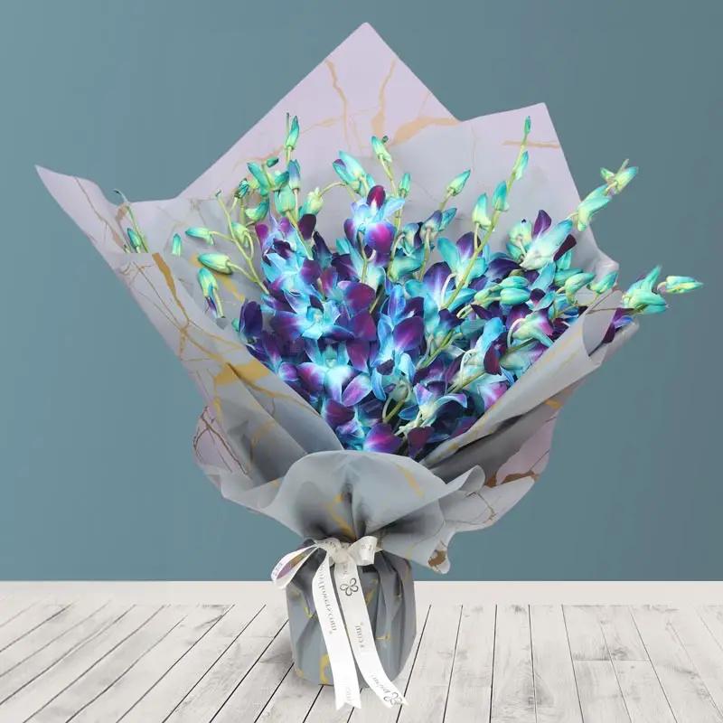 Orchid Bouquet Frame and Chocolate Trio thumbnail 2