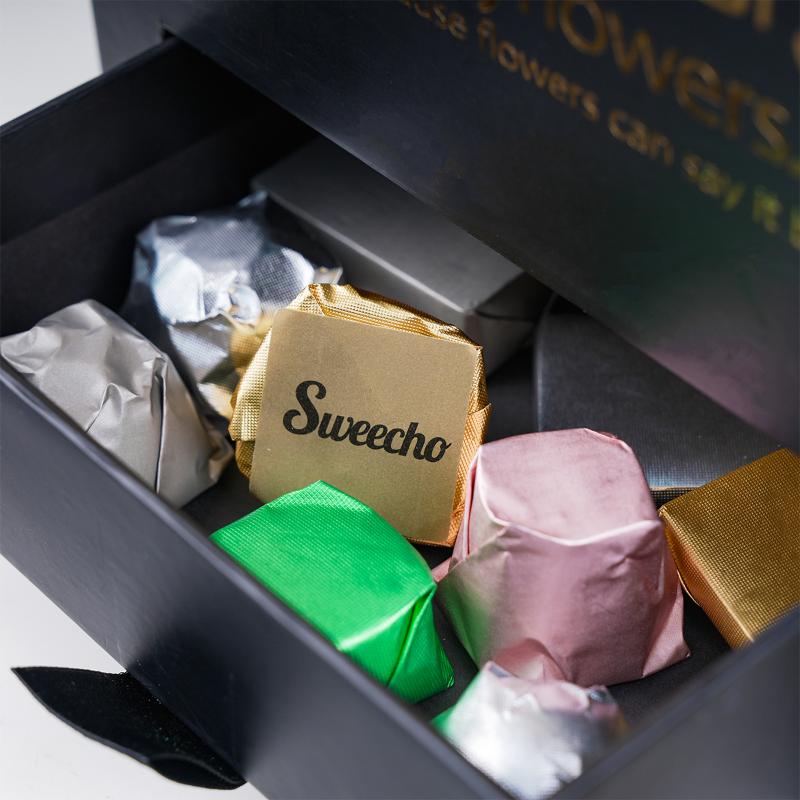 Blush Mix Flower Square Box - Flowers gift from Buy Any Flowers Dubai in Al Quoz Industrial Area 4, Dubai, UAE - image 2