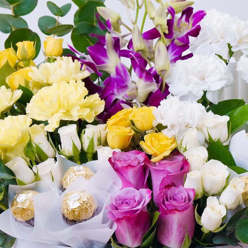 Colorful Celebration Flower Arrangement - Flowers gift from Buy Any Flowers Dubai in Al Quoz Industrial Area 4, Dubai, UAE - image 2