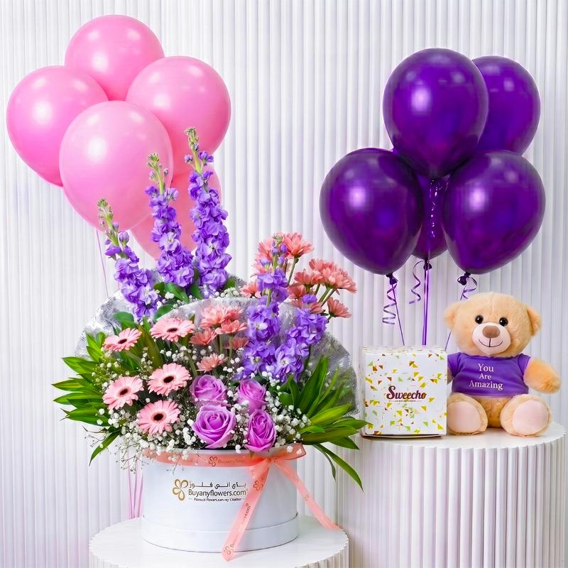 Twilight Flower Gift Bundle - Gift Sets gift from Buy Any Flowers Dubai in Al Quoz Industrial Area 4, Dubai, UAE