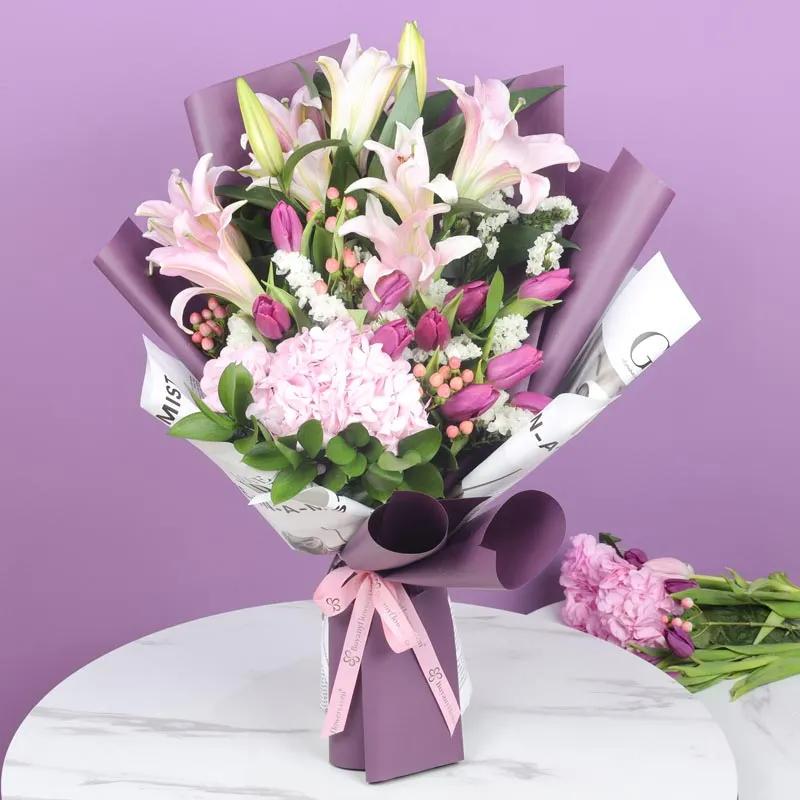 Believe Mix Flower Bouquet - Flowers gift from Buy Any Flowers Dubai in Al Quoz Industrial Area 4, Dubai, UAE