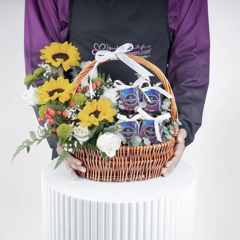 Noor Harvest Ramadan Basket - Gifts gift from Buy Any Flowers Dubai in Al Quoz Industrial Area 4, Dubai, UAE - image 2