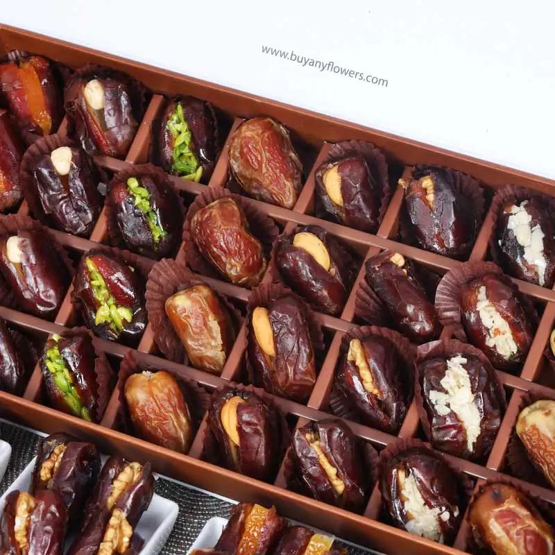 Eid Stuffed Dates By Sweecho 32 Pcs Peach - Chocolates gift from Buy Any Flowers Dubai in Al Quoz Industrial Area 4, Dubai, UAE - image 3
