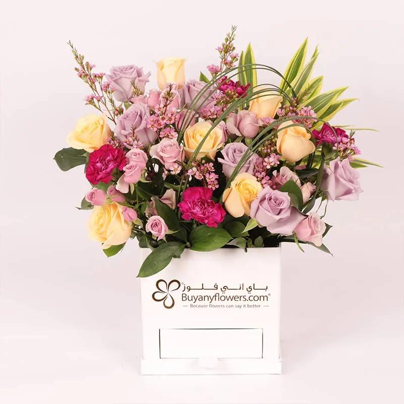 Pastel Hues Flower Box