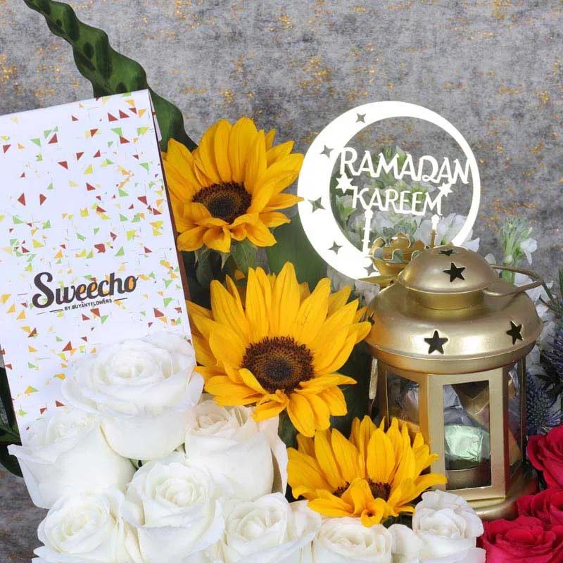 Ramadan Floral Hamper Black thumbnail 3