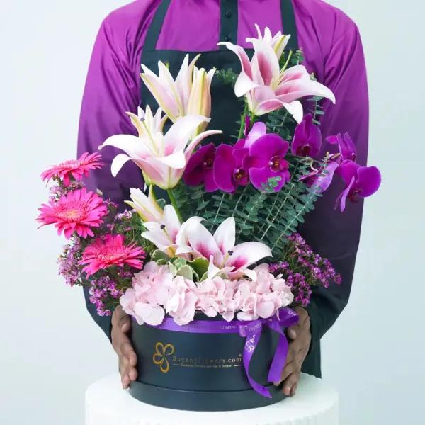 Valley Flower Box - Flowers gift from Buy Any Flowers Dubai in Al Quoz Industrial Area 4, Dubai, UAE - image 3