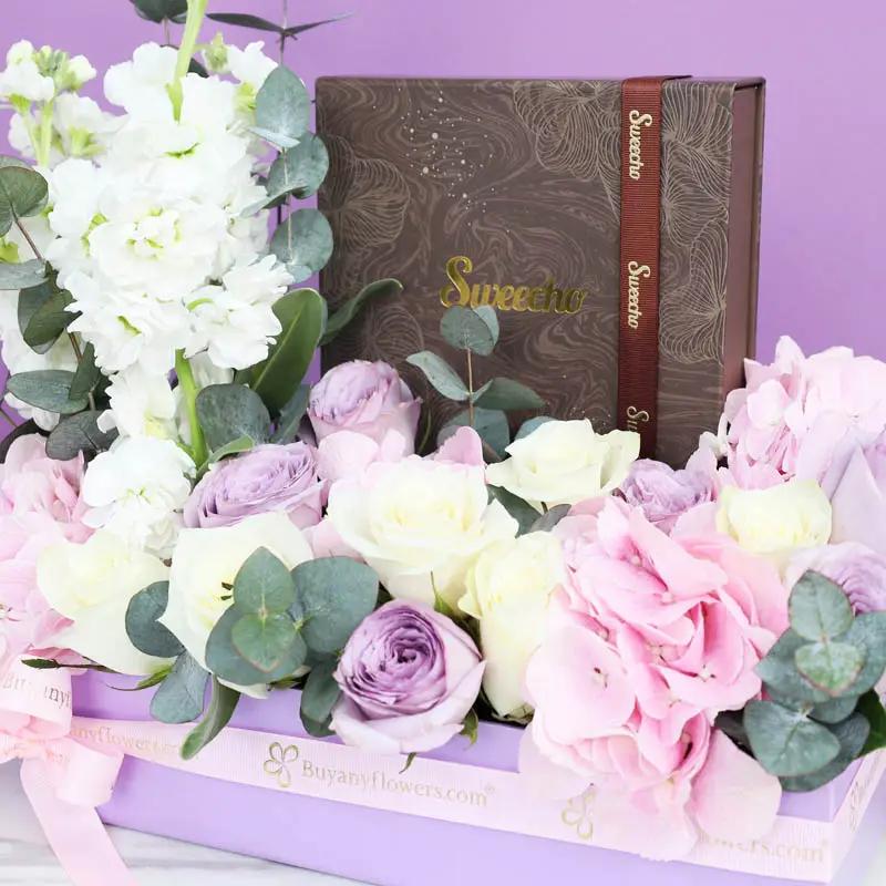 Pastel Chocolate Flower Arrangement thumbnail 2