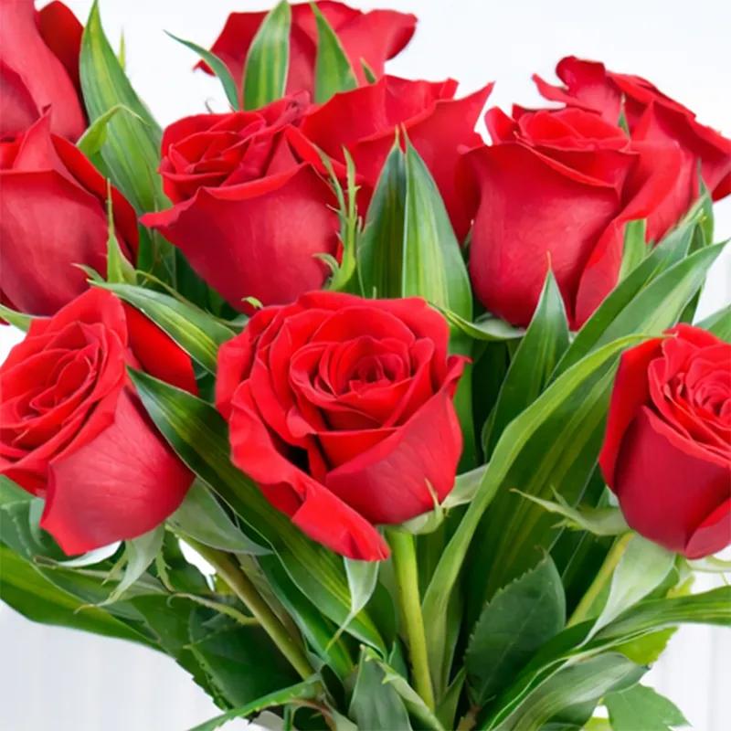 Beauty 11 Red Roses Vase - Flowers gift from Buy Any Flowers Dubai in Al Quoz Industrial Area 4, Dubai, UAE - image 2