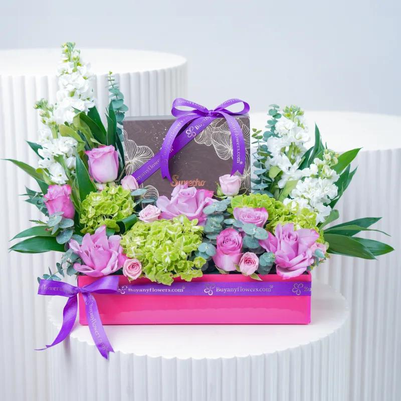 Amazing Garden Floral Hamper - Gift Sets gift from Buy Any Flowers Dubai in Al Quoz Industrial Area 4, Dubai, UAE