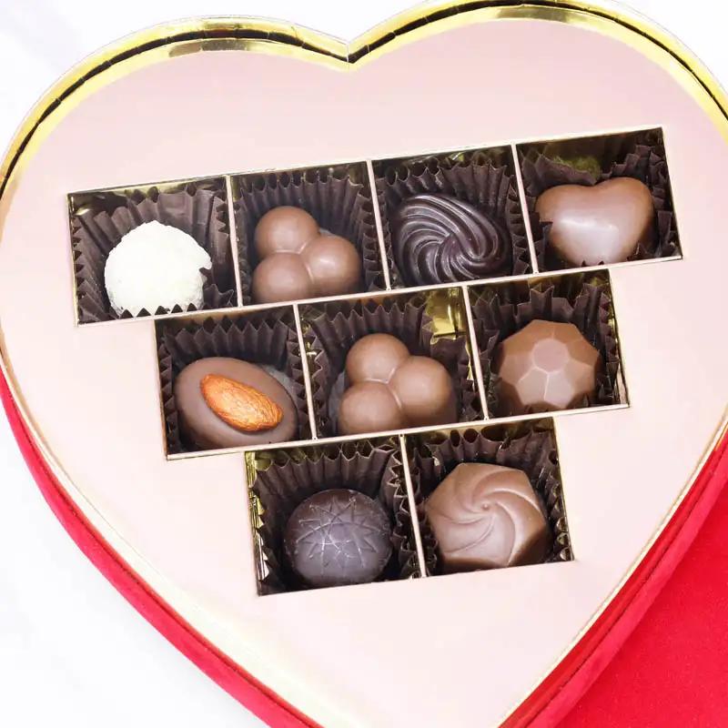 Heart Shape Chocolate Box 9 Pcs By Kahve Dunyasi thumbnail 2
