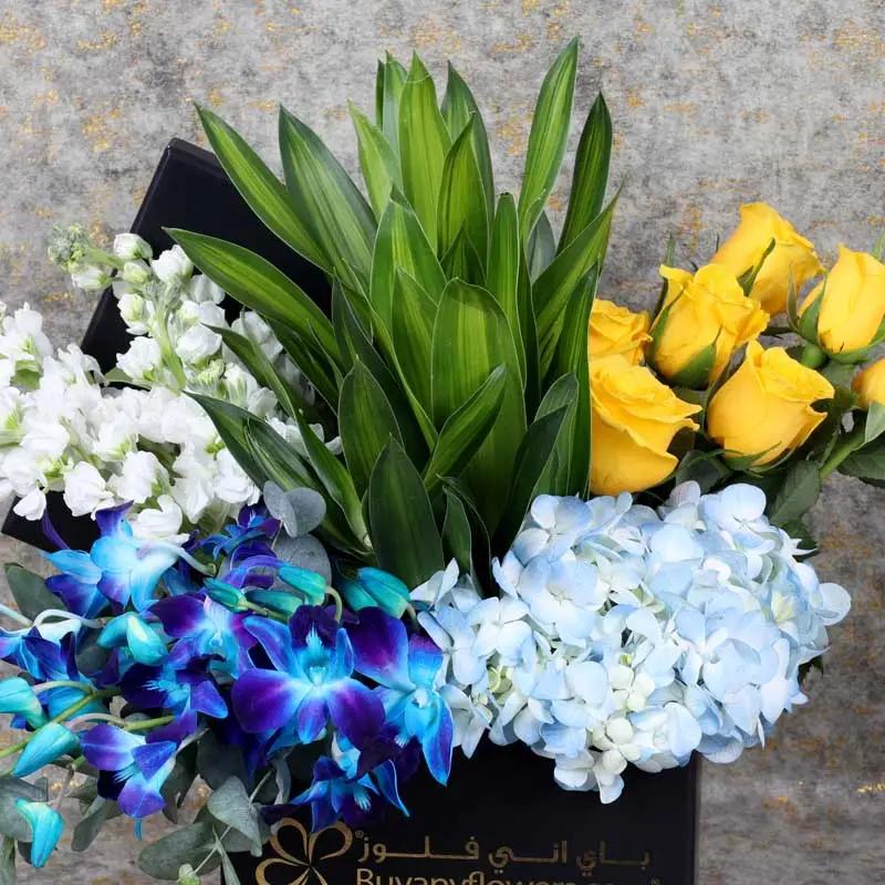 علبة ألفا للزهور والشوكولاتة thumbnail 2