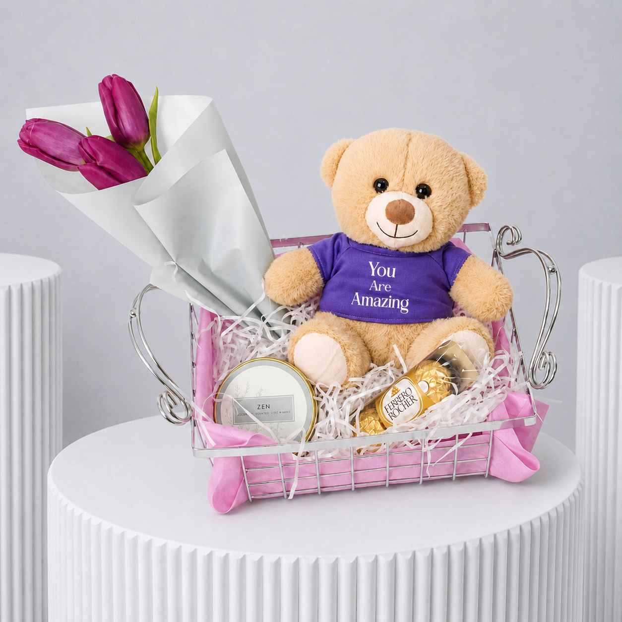 Wishes Hamper - Gifts gift from Buy Any Flowers Dubai in Al Quoz Industrial Area 4, Dubai, UAE